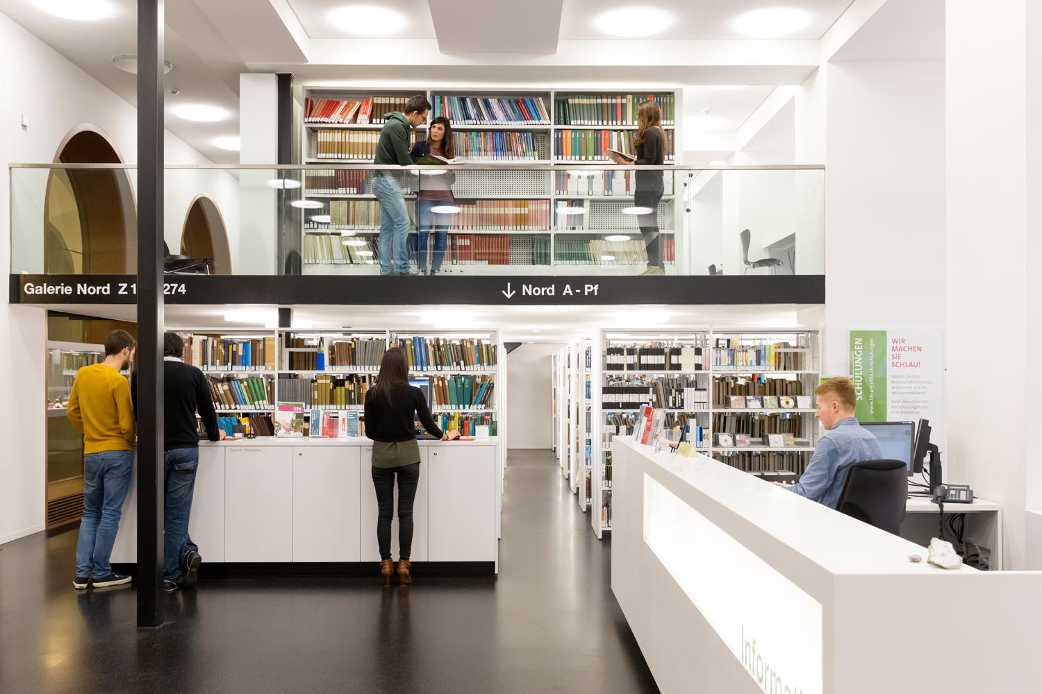 ETHZ, Library (Foto: ETH Zurich/Alessandro Della Bella)